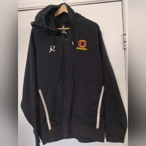 Vintage 90's Nike Air Jordan O Basketball Zipper Hood Jacket Large